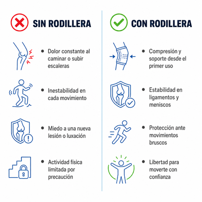 Rodillera Elástica Ajustable Unisex